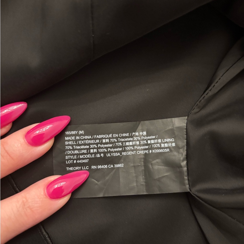 Theory Ulyssa Crepe Dress In Black Size M - Picture 8 of 11